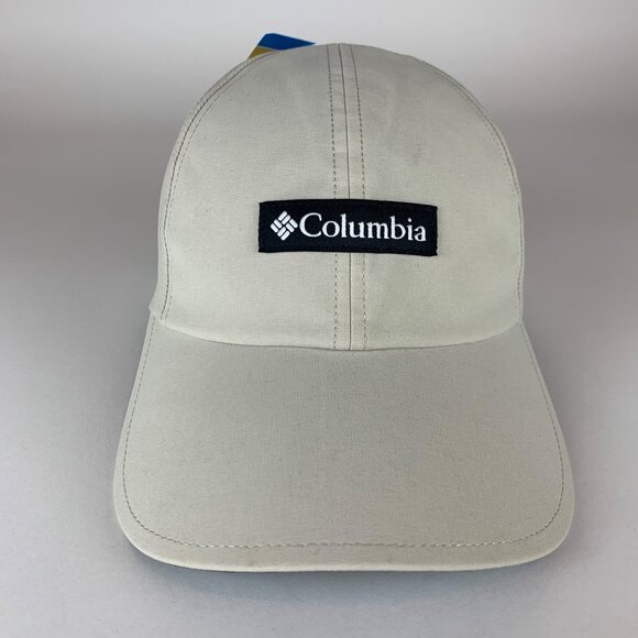 Columbia Sportswear Unisex Cream Relaxed Fit Strapback Adjustable Hat New - Picture 2 of 5